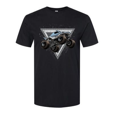 Monster Truck Shark For Adults And Boys Girls Shark Truck Softstyle CVC T-Shirt