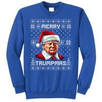 Merry Trumpmas Santa Claus Trump Christmas Ugly Christmas Sweatshirt