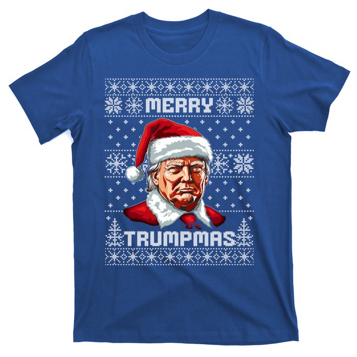 Merry Trumpmas Santa Claus Trump Christmas Ugly Christmas T-Shirt