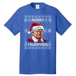 Merry Trumpmas Santa Claus Trump Christmas Ugly Christmas Tall T-Shirt