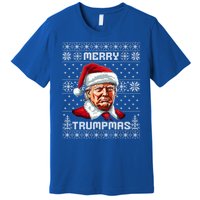 Merry Trumpmas Santa Claus Trump Christmas Ugly Christmas Premium T-Shirt