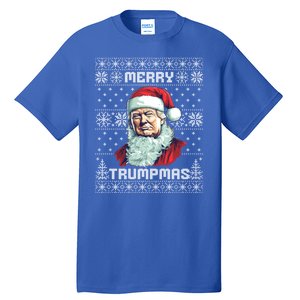 Merry Trumpmas Santa Claus Trump Christmas Ugly Christmas Tall T-Shirt