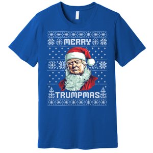 Merry Trumpmas Santa Claus Trump Christmas Ugly Christmas Premium T-Shirt