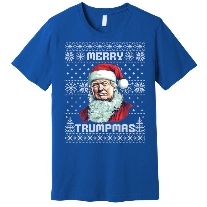 Merry Trumpmas Santa Claus Trump Christmas Ugly Christmas Premium T-Shirt