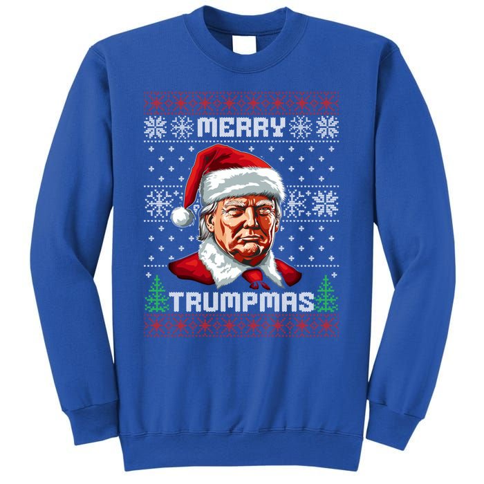 Merry Trumpmas Santa Claus Trump Christmas Ugly Christmas Sweatshirt