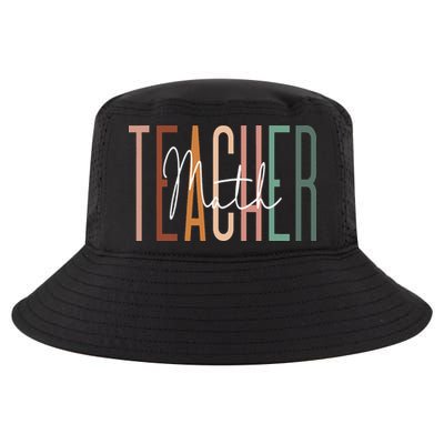 Math Teacher Squad Team Coach Mathematics Cool Comfort Performance Bucket Hat