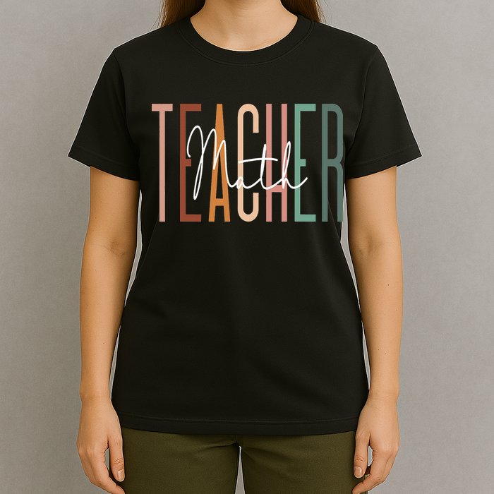 Math Teacher Squad Team Coach Mathematics T-Shirt