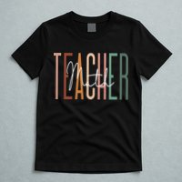 Math Teacher Squad Team Coach Mathematics T-Shirt