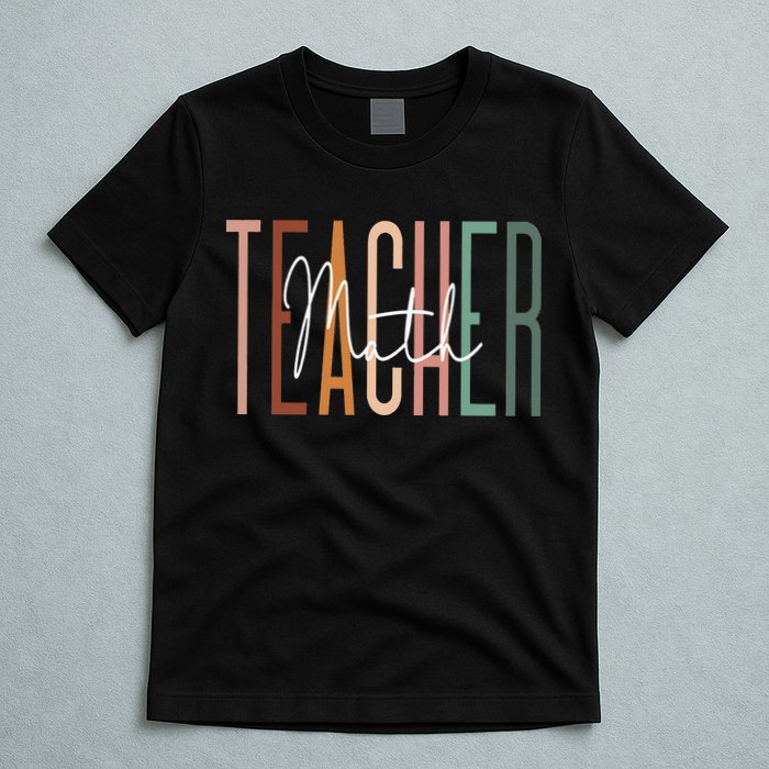 Math Teacher Squad Team Coach Mathematics T-Shirt