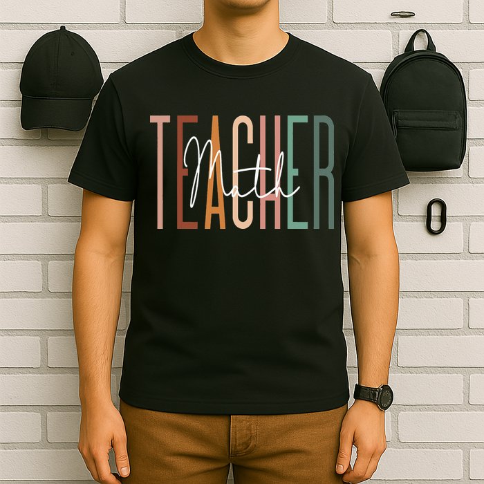 Math Teacher Squad Team Coach Mathematics T-Shirt