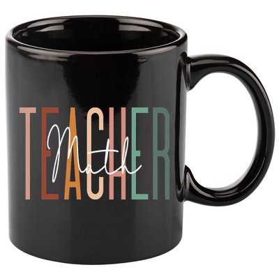 Math Teacher Squad Team Coach Mathematics 11oz C Handle Ceramic Mug