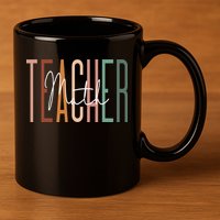 Math Teacher Squad Team Coach Mathematics 11oz C Handle Ceramic Mug