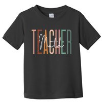Math Teacher Squad Team Coach Mathematics Toddler T-Shirt