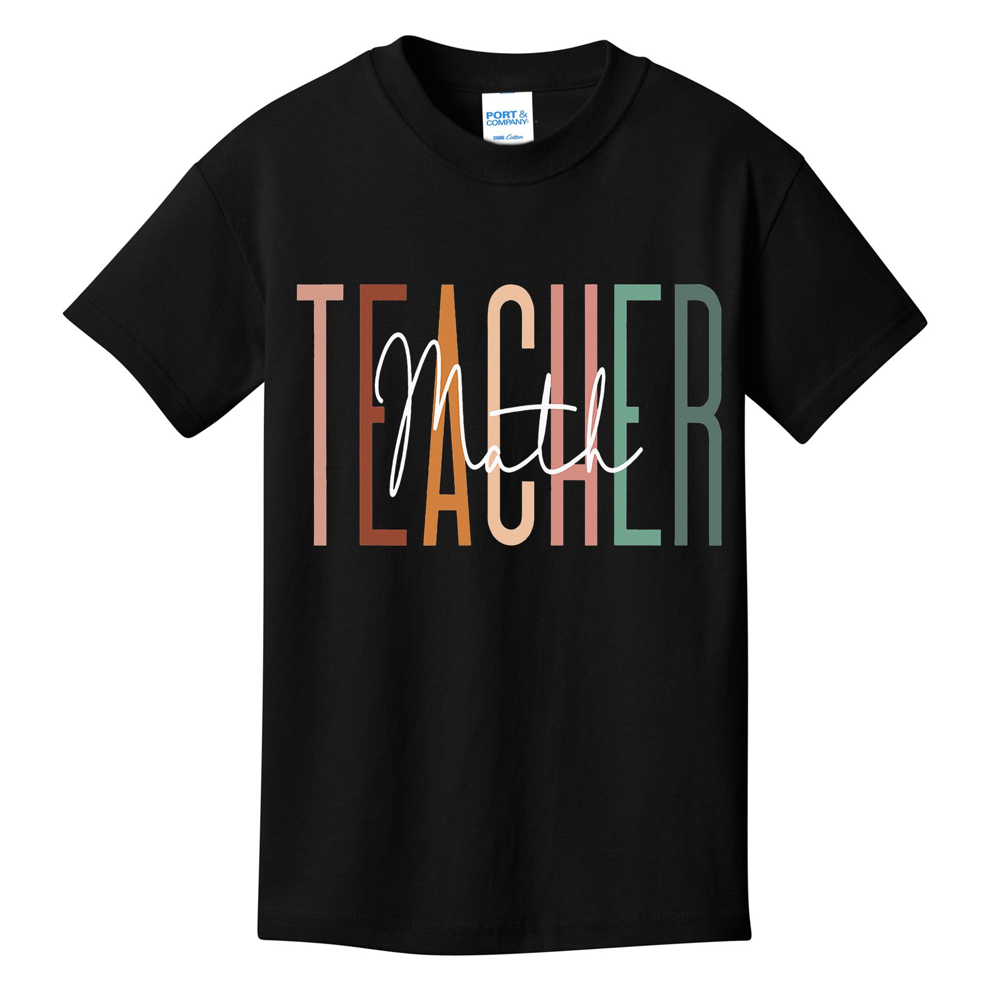 Math Teacher Squad Team Coach Mathematics Kids T-Shirt