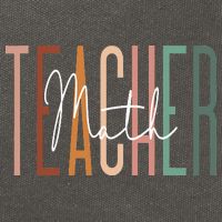Math Teacher Squad Team Coach Mathematics Cotton Canvas Backpack