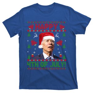 Merry Thanksgiving Santa Joe Biden Christmas Ugly Sweater Funny Gift T-Shirt