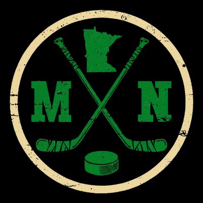 Mn The State Of Hockey Player Retro Minnesota Mn Ice Hockey T-Shirt