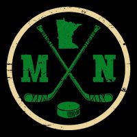 Mn The State Of Hockey Player Retro Minnesota Mn Ice Hockey Sustainable Bucket Hat