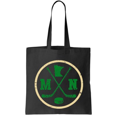 Mn The State Of Hockey Player Retro Minnesota Mn Ice Hockey Bag