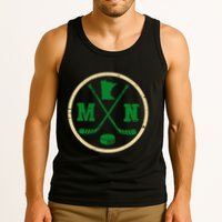 Mn The State Of Hockey Player Retro Minnesota Mn Ice Hockey Tank Top