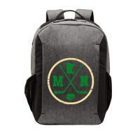 Mn The State Of Hockey Player Retro Minnesota Mn Ice Hockey Vector Backpack