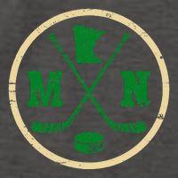 Mn The State Of Hockey Player Retro Minnesota Mn Ice Hockey Vector Backpack