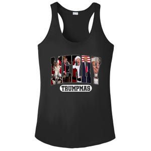 Merry Trumpmas Santa Trump Christmas Pajamas Funny Sweatshirt Ladies PosiCharge Competitor Racerback Tank