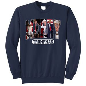 Merry Trumpmas Santa Trump Christmas Pajamas Funny Sweatshirt Sweatshirt