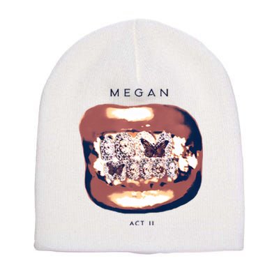 Megan Thee Stallion Megan Act Ii Grillz Short Acrylic Beanie