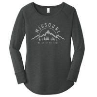 Missouri The Show Me State Est. 1821 Vintage Mountains Gift Women's Perfect Tri Tunic Long Sleeve Shirt