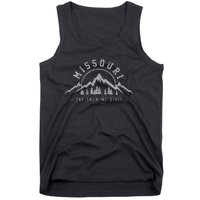 Missouri The Show Me State Est. 1821 Vintage Mountains Gift Tank Top