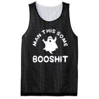 Man This Some Booshit Funny Halloween Mesh Reversible Basketball Jersey Tank