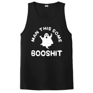 Man This Some Booshit Funny Halloween PosiCharge Competitor Tank