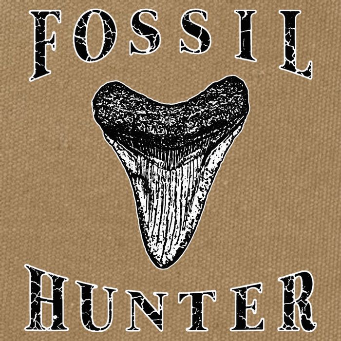 Megalodon Tooth Sharks Tooth Fossil Hunter Paleontologist Cotton Canvas Backpack