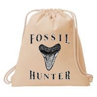 Megalodon Tooth Sharks Tooth Fossil Hunter Paleontologist Drawstring Bag