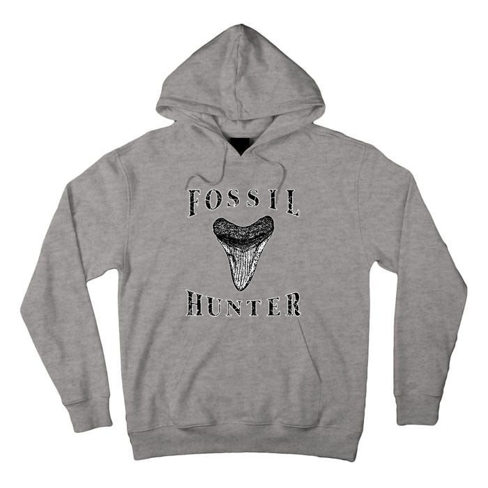 Megalodon Tooth Sharks Tooth Fossil Hunter Paleontologist Tall Hoodie