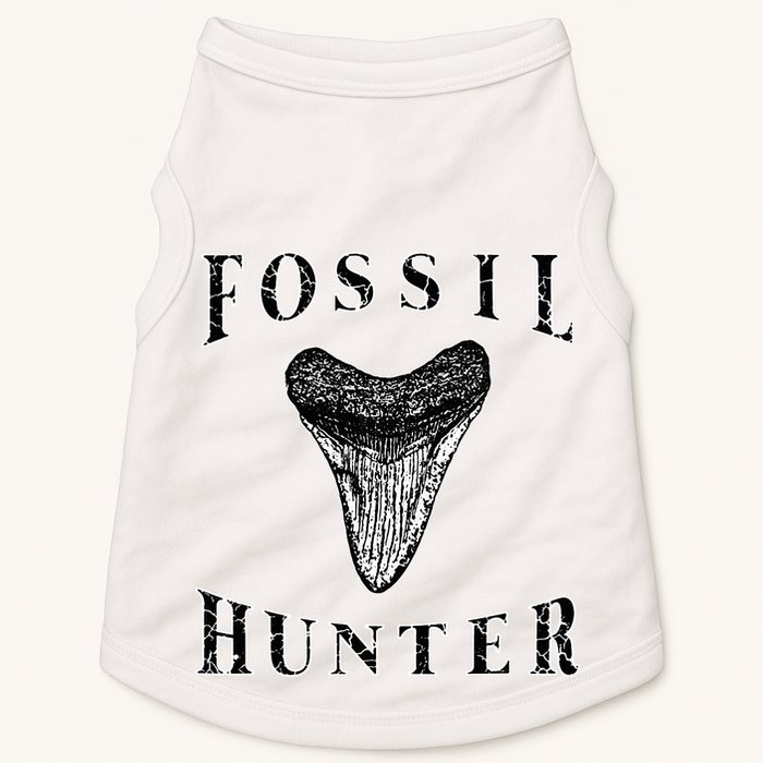 Megalodon Tooth Sharks Tooth Fossil Hunter Paleontologist Doggie Tank