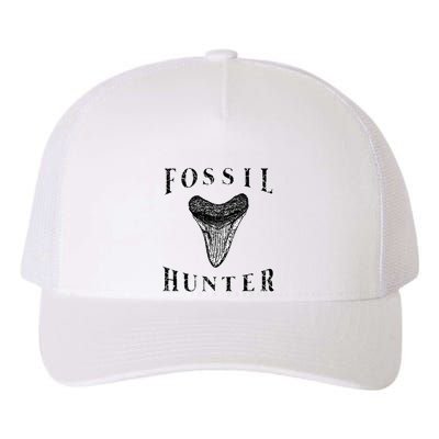 Megalodon Tooth Sharks Tooth Fossil Hunter Paleontologist Yupoong Adult 5-Panel Trucker Hat