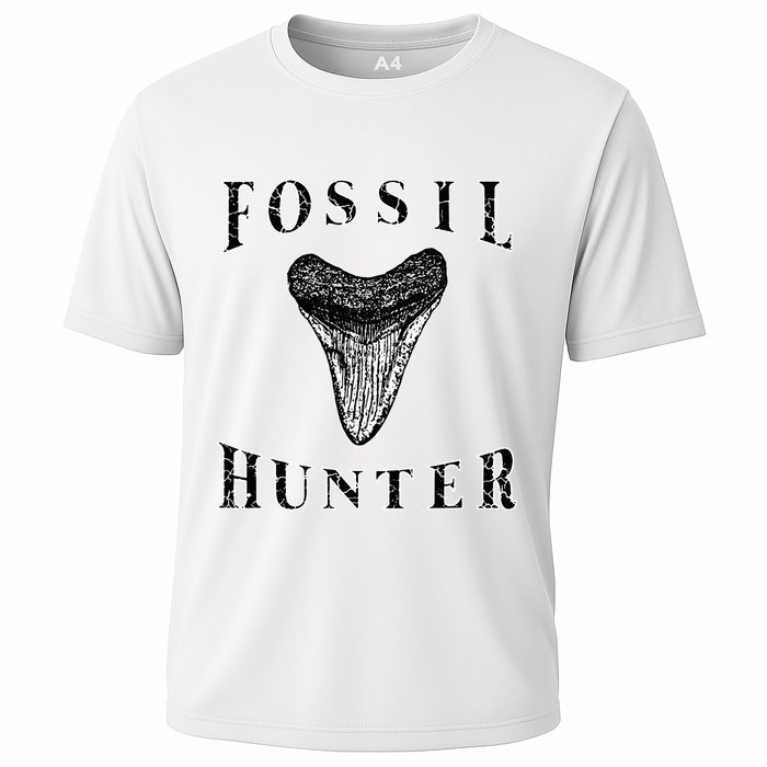Megalodon Tooth Sharks Tooth Fossil Hunter Paleontologist Performance Shirt