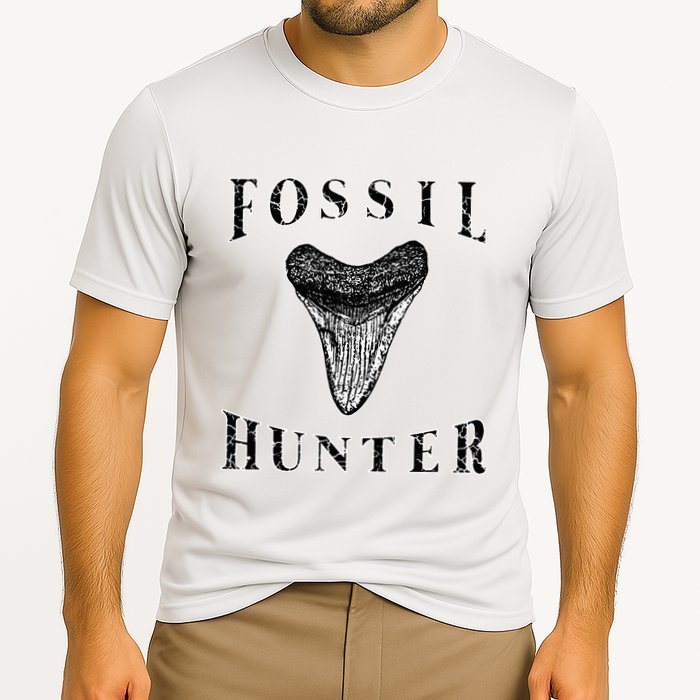 Megalodon Tooth Sharks Tooth Fossil Hunter Paleontologist Performance Shirt
