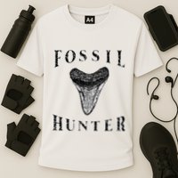 Megalodon Tooth Sharks Tooth Fossil Hunter Paleontologist Performance Shirt