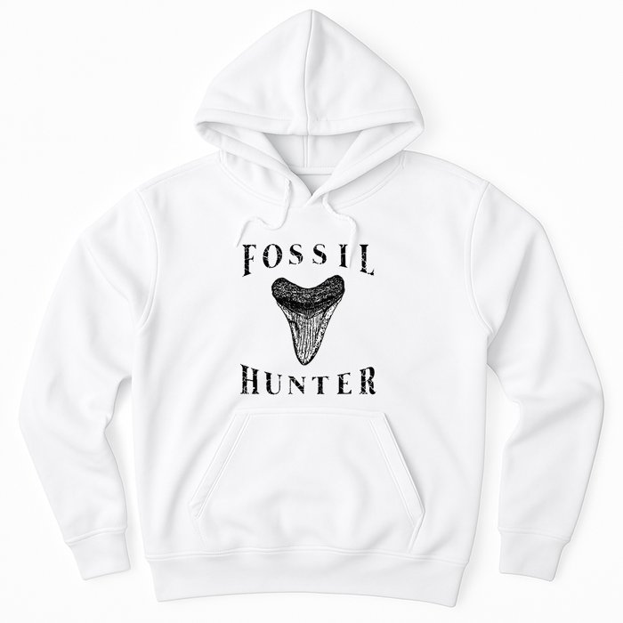 Megalodon Tooth Sharks Tooth Fossil Hunter Paleontologist Hoodie
