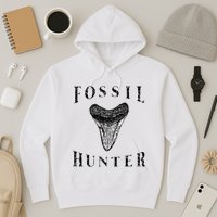 Megalodon Tooth Sharks Tooth Fossil Hunter Paleontologist Hoodie