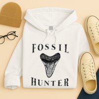 Megalodon Tooth Sharks Tooth Fossil Hunter Paleontologist Hoodie