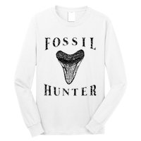 Megalodon Tooth Sharks Tooth Fossil Hunter Paleontologist Long Sleeve Shirt