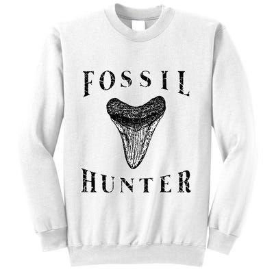 Megalodon Tooth Sharks Tooth Fossil Hunter Paleontologist Sweatshirt