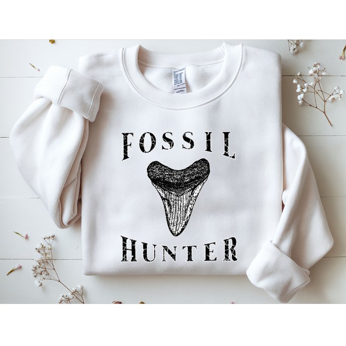 Megalodon Tooth Sharks Tooth Fossil Hunter Paleontologist Sweatshirt
