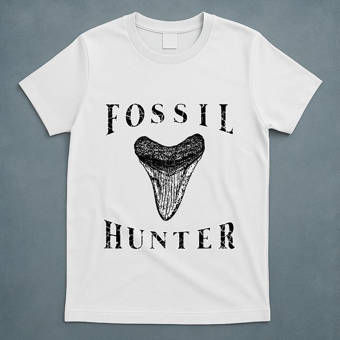 Megalodon Tooth Sharks Tooth Fossil Hunter Paleontologist T-Shirt