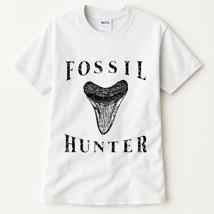 Megalodon Tooth Sharks Tooth Fossil Hunter Paleontologist Tall T-Shirt