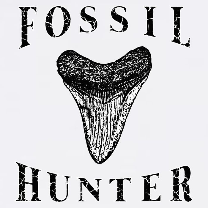 Megalodon Tooth Sharks Tooth Fossil Hunter Paleontologist Bucket Hat
